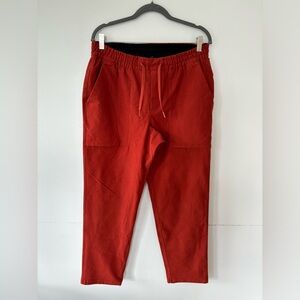 Lululemon Men’s Dark Orange/Red Bowline Pant Trousers Size Large L